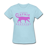 Catnip Women's T-Shirt - powder blue