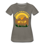 Keep Kentucky Wild Women’s Premium T-Shirt - asphalt gray