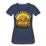 Keep Kentucky Wild Women’s Premium T-Shirt - navy