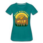 Keep Kentucky Wild Women’s Premium T-Shirt - teal