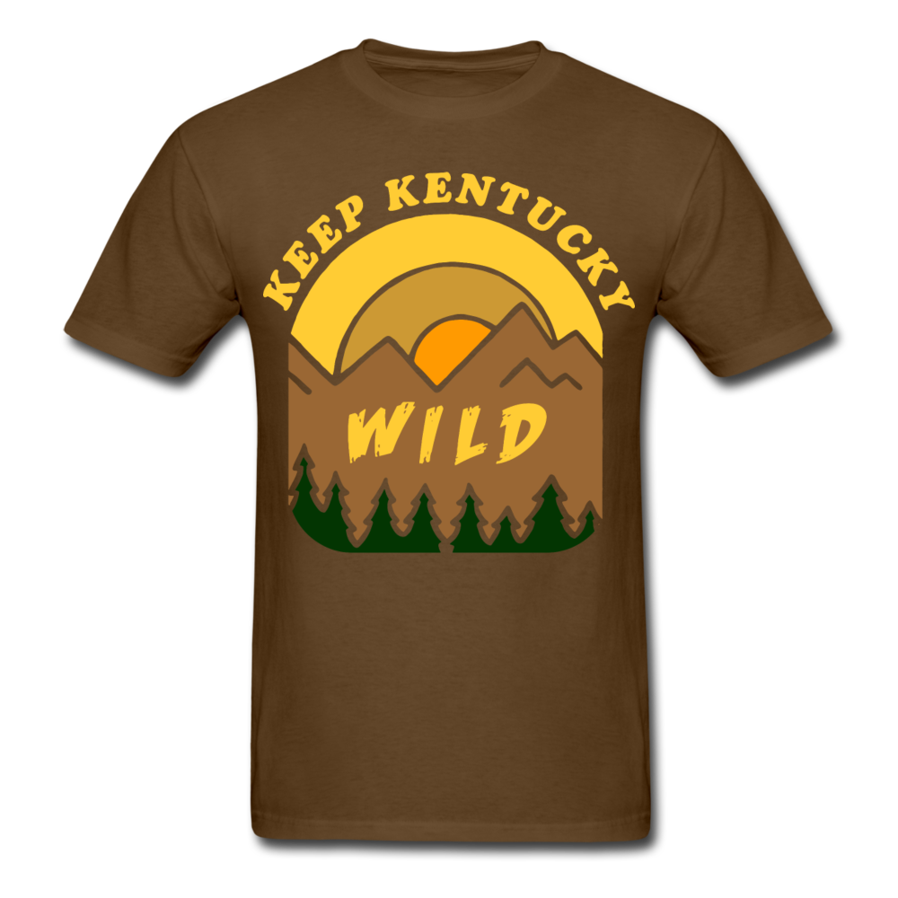 Keep Kentucky Wild Basic T-Shirt - brown