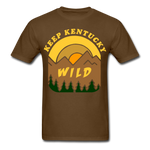 Keep Kentucky Wild Basic T-Shirt - brown