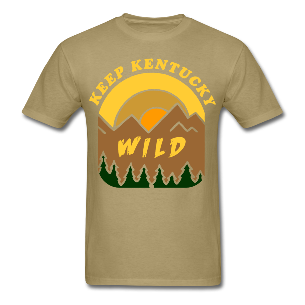 Keep Kentucky Wild Basic T-Shirt - khaki