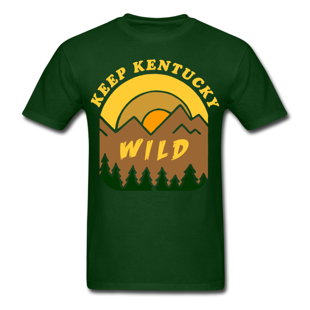 Keep Kentucky Wild Basic T-Shirt - forest green