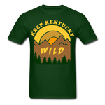 Keep Kentucky Wild Basic T-Shirt - forest green