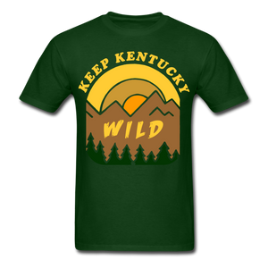 Keep Kentucky Wild Basic T-Shirt - forest green