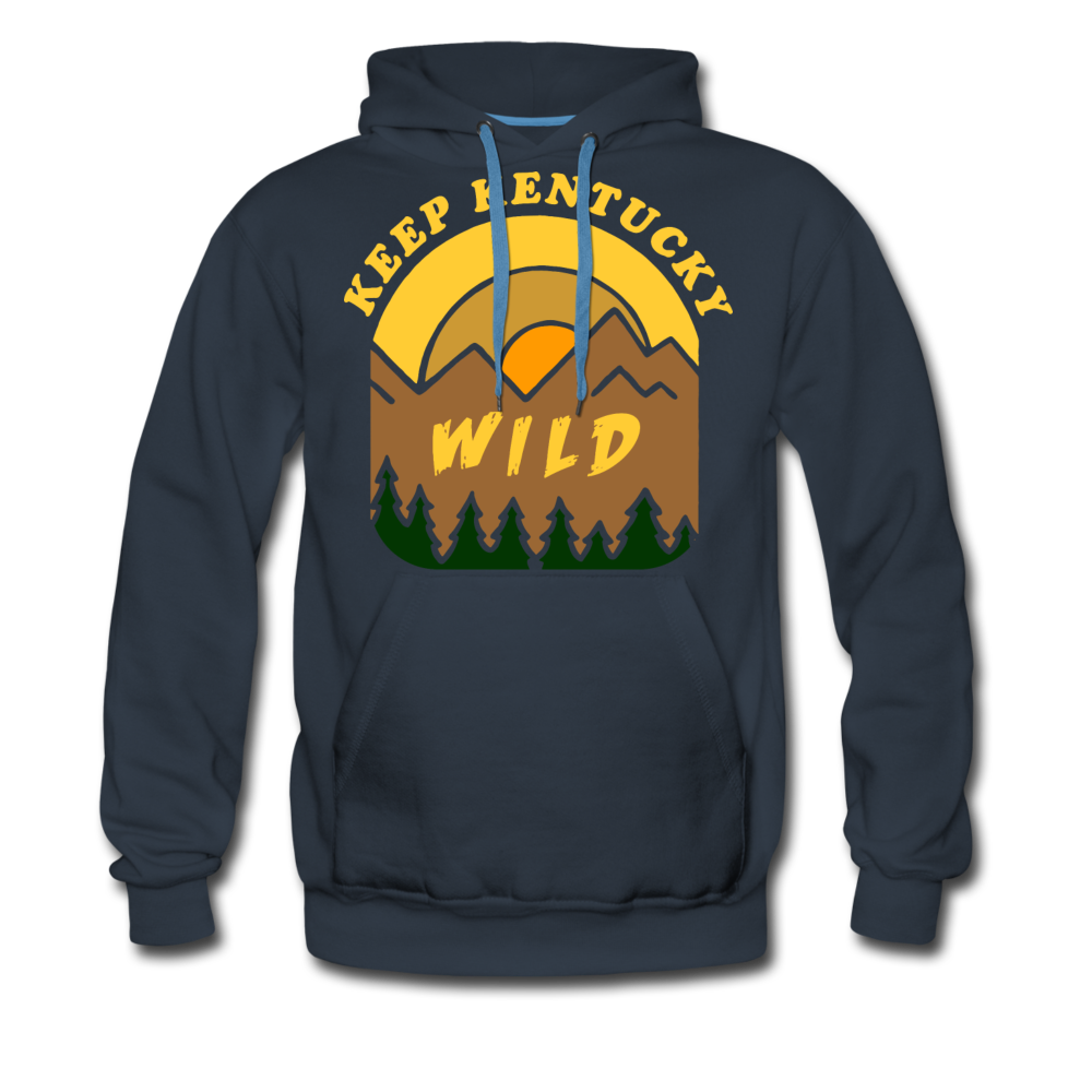 Keep Kentucky Wild Premium Hoodie - navy