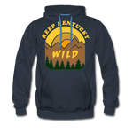 Keep Kentucky Wild Premium Hoodie - navy