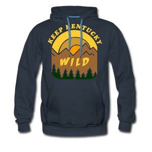 Keep Kentucky Wild Premium Hoodie - navy