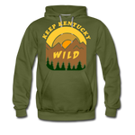 Keep Kentucky Wild Premium Hoodie - olive green