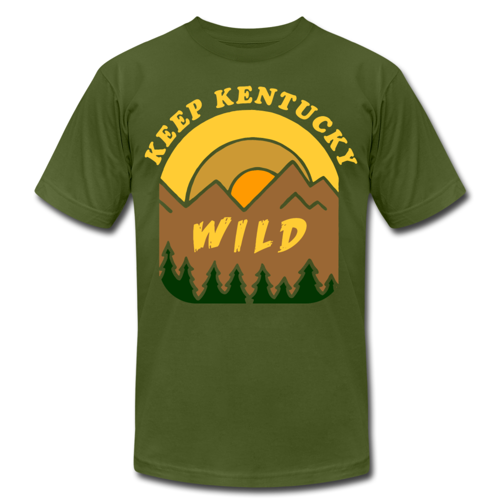 Keep Kentucky Wild Premium T-Shirt - olive