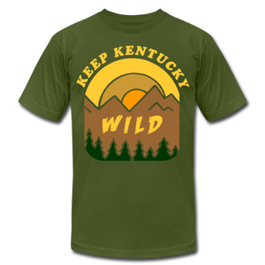 Keep Kentucky Wild Premium T-Shirt - olive