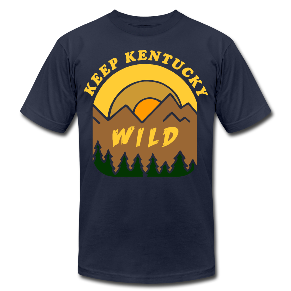 Keep Kentucky Wild Premium T-Shirt - navy