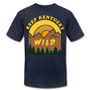 Keep Kentucky Wild Premium T-Shirt - navy