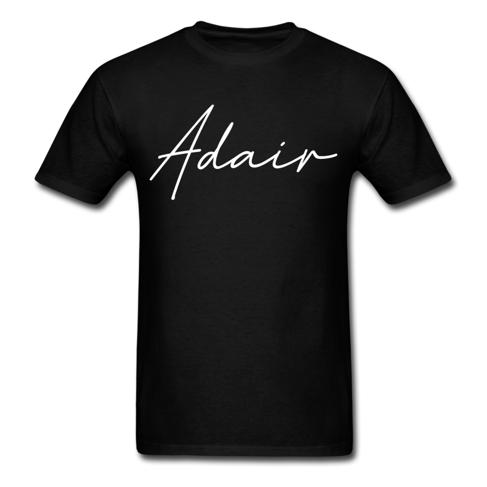 Adair County Cursive T-Shirt - black