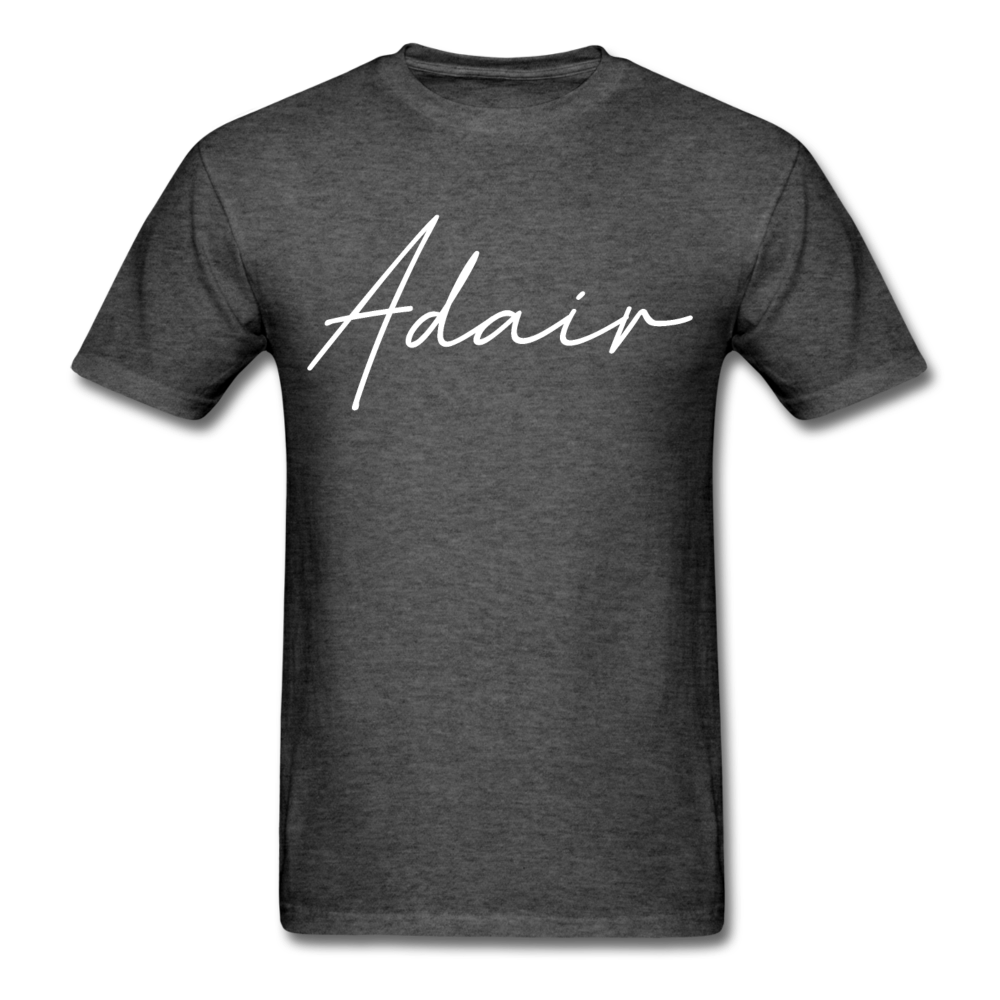 Adair County Cursive T-Shirt - heather black