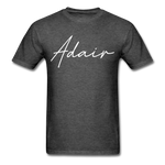 Adair County Cursive T-Shirt - heather black