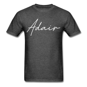 Adair County Cursive T-Shirt - heather black