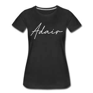 Adair County Cursive Women's T-Shirt - black