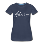 Adair County Cursive Women's T-Shirt - navy