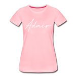 Adair County Cursive Women's T-Shirt - pink