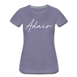 Adair County Cursive Women's T-Shirt - washed violet