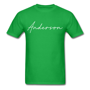 Anderson County Cursive T-Shirt - bright green