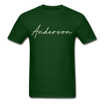 Anderson County Cursive T-Shirt - forest green