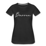 Barren County Cursive Women's T-Shirt - black