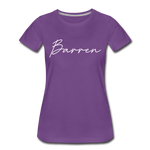 Barren County Cursive Women's T-Shirt - purple