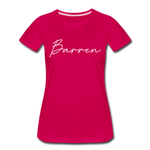 Barren County Cursive Women's T-Shirt - dark pink