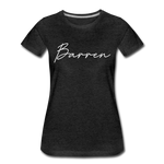 Barren County Cursive Women's T-Shirt - charcoal gray