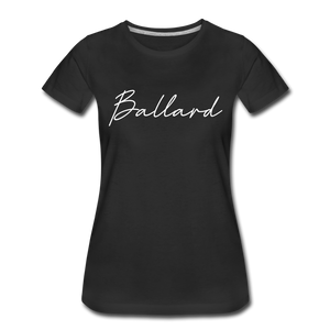 Ballard County Cursive Women's T-Shirt - black