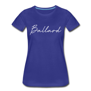 Ballard County Cursive Women's T-Shirt - royal blue