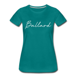 Ballard County Cursive Women's T-Shirt - teal