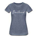 Ballard County Cursive Women's T-Shirt - heather blue