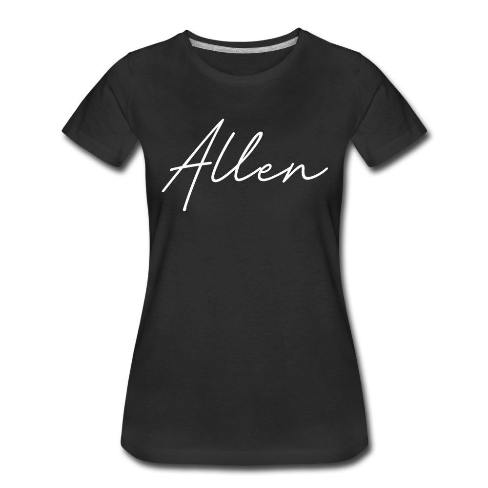 Allen County Cursive Women's T-Shirt - black