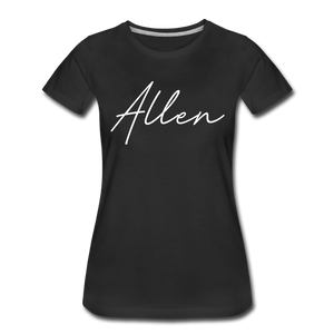 Allen County Cursive Women's T-Shirt - black