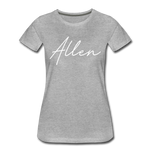 Allen County Cursive Women's T-Shirt - heather gray