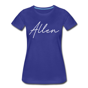 Allen County Cursive Women's T-Shirt - royal blue