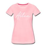 Allen County Cursive Women's T-Shirt - pink