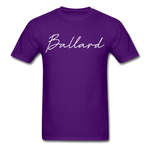 Ballard County Cursive T-Shirt - purple