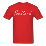 Ballard County Cursive T-Shirt - red