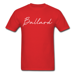 Ballard County Cursive T-Shirt - red