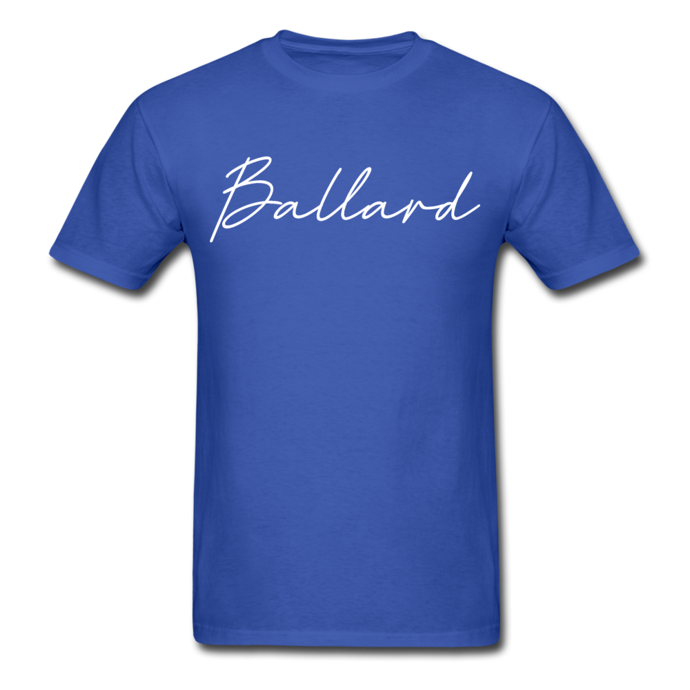 Ballard County Cursive T-Shirt - royal blue