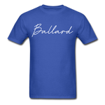 Ballard County Cursive T-Shirt - royal blue