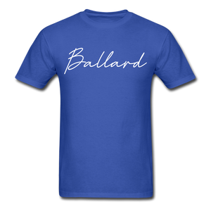 Ballard County Cursive T-Shirt - royal blue