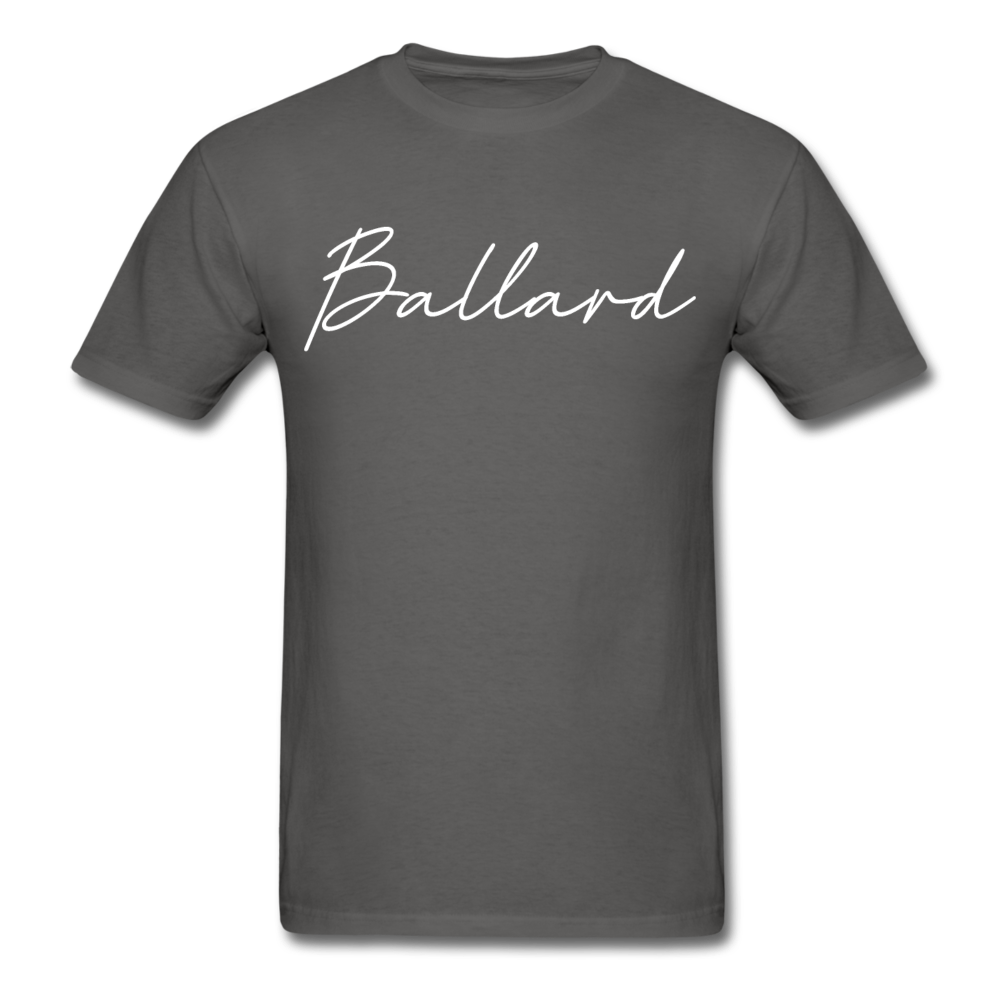 Ballard County Cursive T-Shirt - charcoal