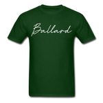 Ballard County Cursive T-Shirt - forest green