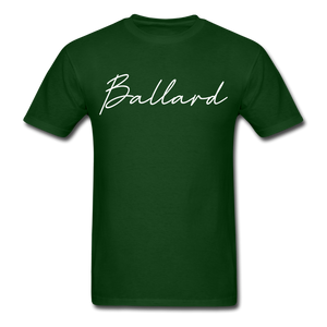 Ballard County Cursive T-Shirt - forest green